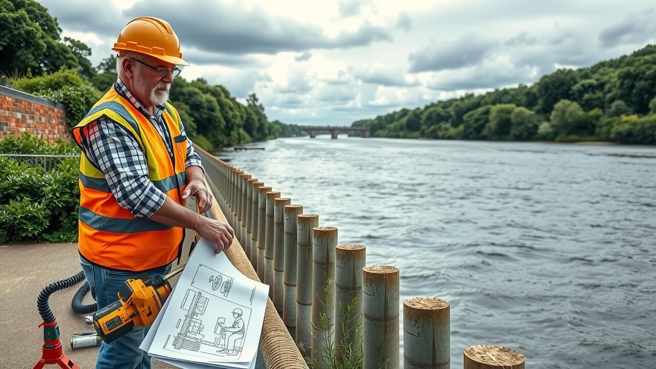 How do you install flood barriers?