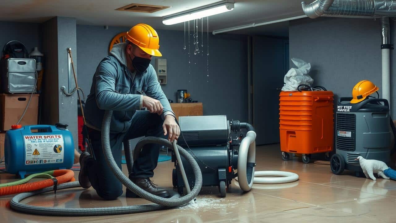 How does SERVPRO remove water?