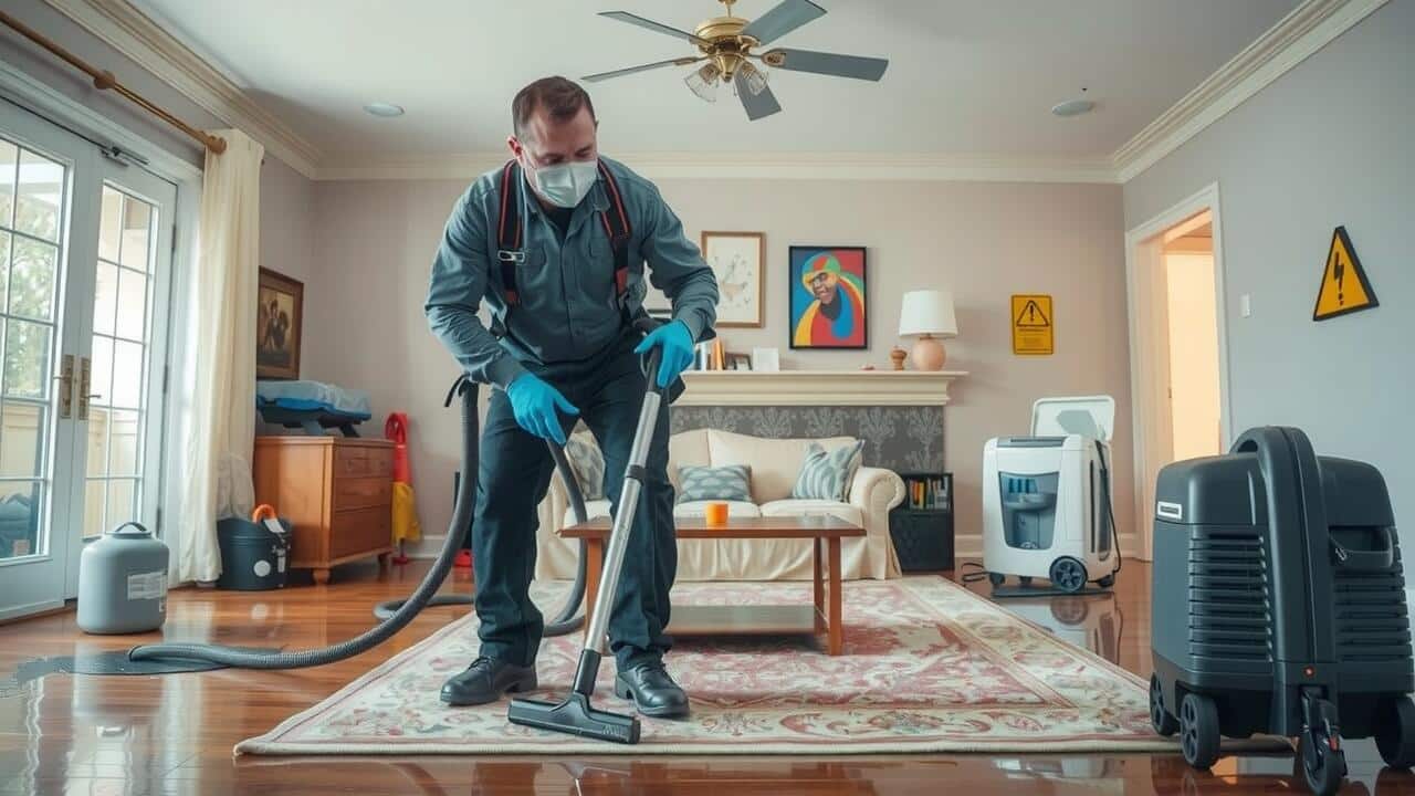 What factors contribute to the average expenses involved in restoring a property after water damage?